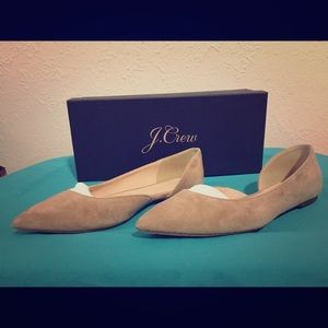 J. Crew Audrey flats in suede